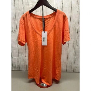BOBI LOS ANGELAS WOMANS SIZE M HOT CORAL TSHIRT